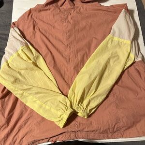 Easel wind breaker , over sized worn once